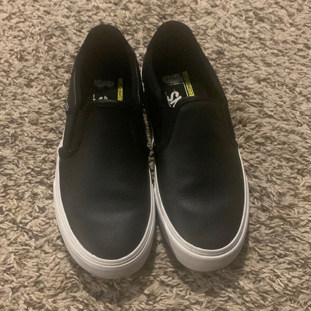 PERF LEATHER SLIP-ON